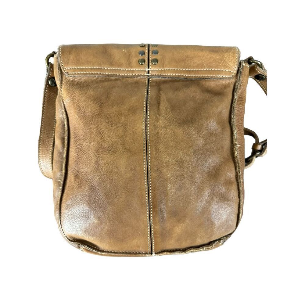 Patricia Nash Armeno 100% Italian Leather Washed Vintage Collection Messenger - Picture 2 of 11